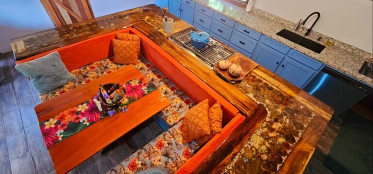 Kitchen and Dining - The Ruins - A Belize Jungle Retreat